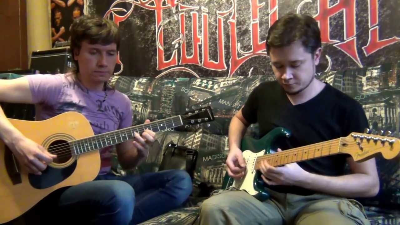 Blonker - Sidewalk Cafe (guitar cover + jam)
