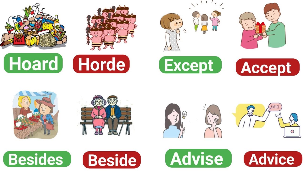 Confusing Words in English You Must Know