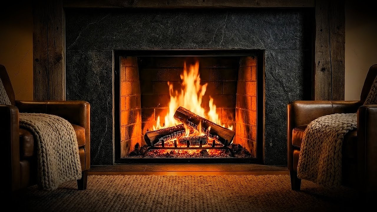 🔥Relaxing Fireplace Ambience (3 Hours) | Calm Crackling Fire