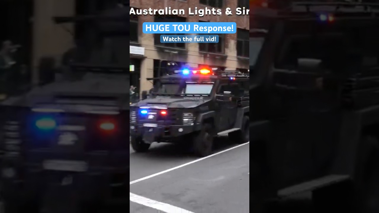 New South Wales Police Force // Tactical Operations Unit (TOU) Responding Lights & Sirens! | ALAS