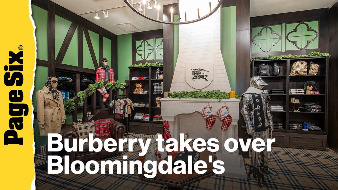 Burberry takes over Bloomingdale's for the holidays | On Trend