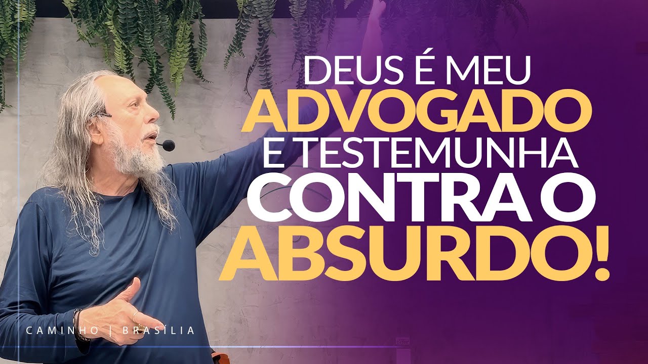 DEUS É MEU ADVOGADO E TESTEMUNHA CONTRA  O ABSURDO! - JÓ 16 - Mensagem e Ceia do Senhor.
