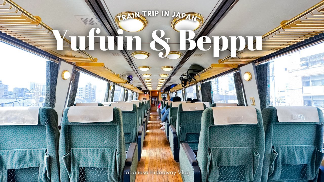 Traveling on Kyushu, Japan's super cost-effective Sightseeing Train, Yufuin no Mori [Yufuin - Beppu]