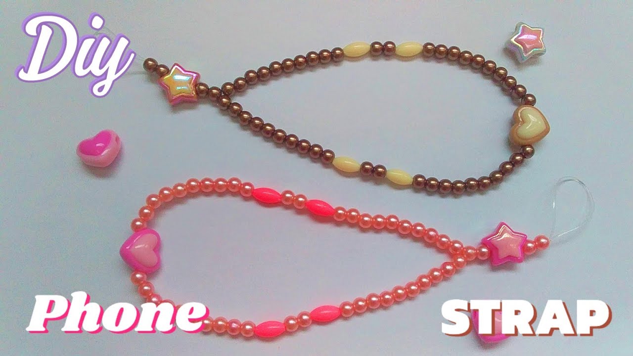 DIY -💖Phone Strap🤎 