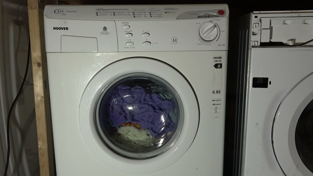 Hoover Six AM120 - colourfast cotton 60'c