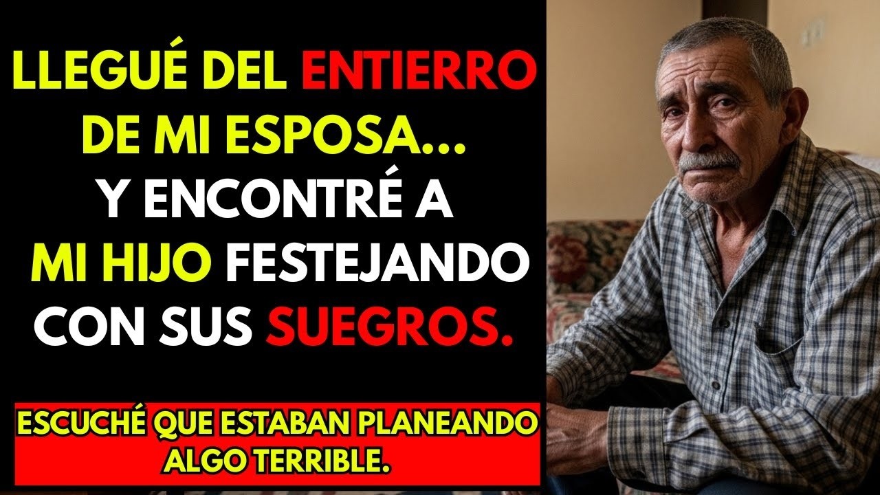 HISTORIA REAL  Llegué Del Entierro De Mi Esposa…y encontré a mi hijo festejando con sus suegros