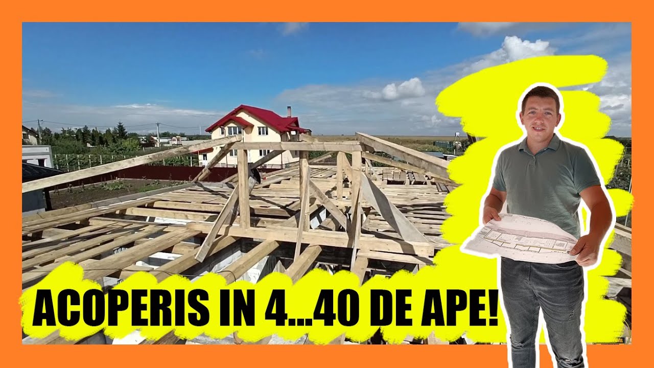 Am incept ACOPERISUL!Cum se face un acoperis in patru ape?