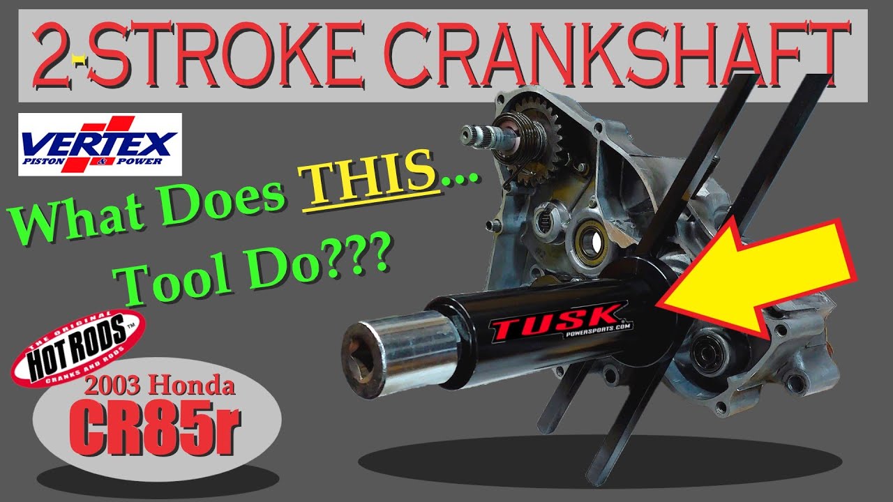 03 Honda CR85r rebuild part 7 || Crank & Piston install [Special Tools]