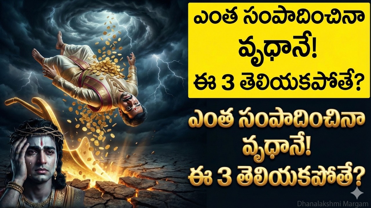 బలరాముడి భయంకర హెచ్చరిక! ఈ 3 లేకపోతే మీ ఆస్తి మటాష్ || Balarama 3 Life Truths Wealth Warnings