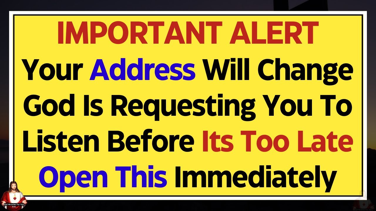 11:11💌God says, Your Address Will Change, Open This Message Now🌈God Blessings✝️Gods Message #god
