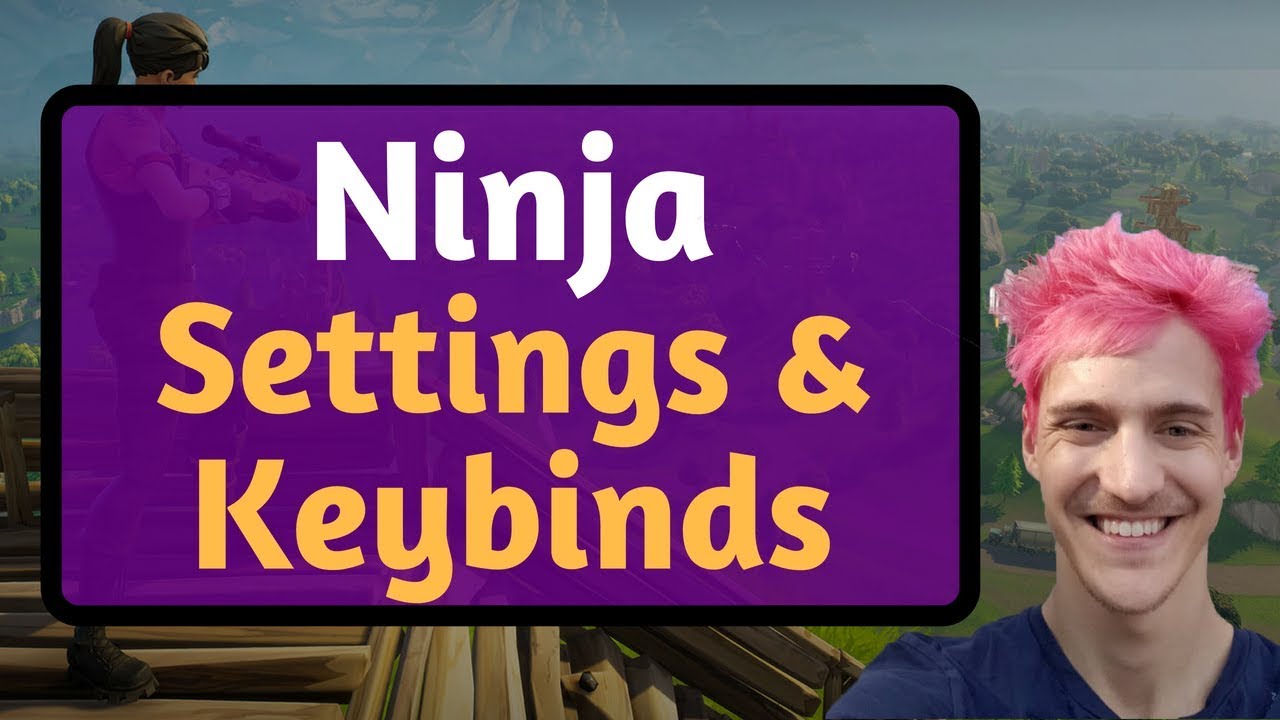 Ninja Fortnite Settings, Keybinds, Mouse etc [September 2018]