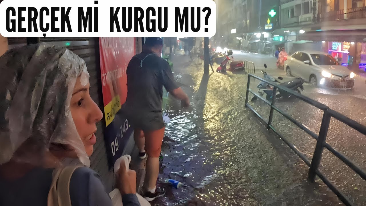 TAYLAND'IN EN MEŞHUR SOKAĞINA SEL BASARSA! - BANGKOK