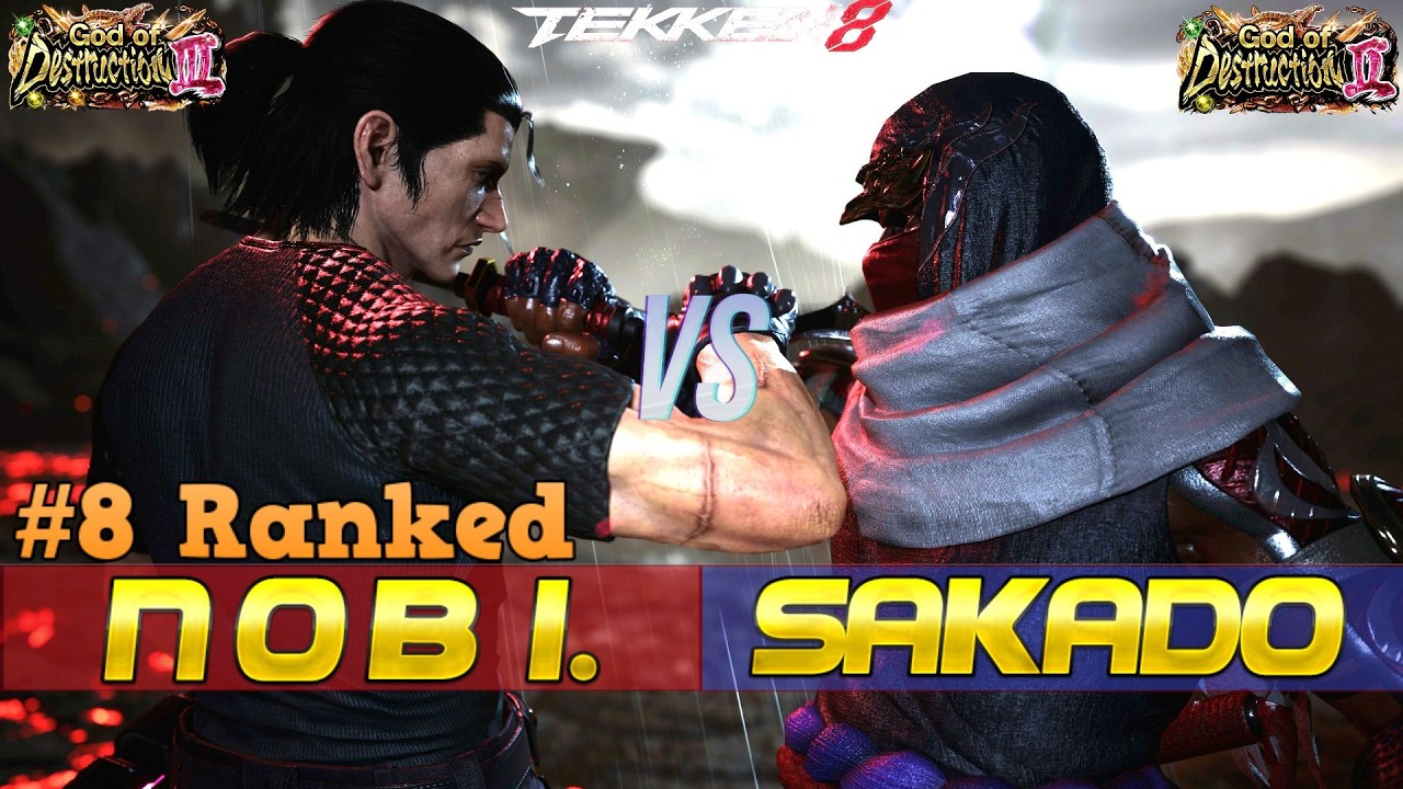 T8 ▰ NOBI (#8 Ranked Dragunov) Vs SAKADO (Raven) ▰ Tekken 8 High Level Gameplay
