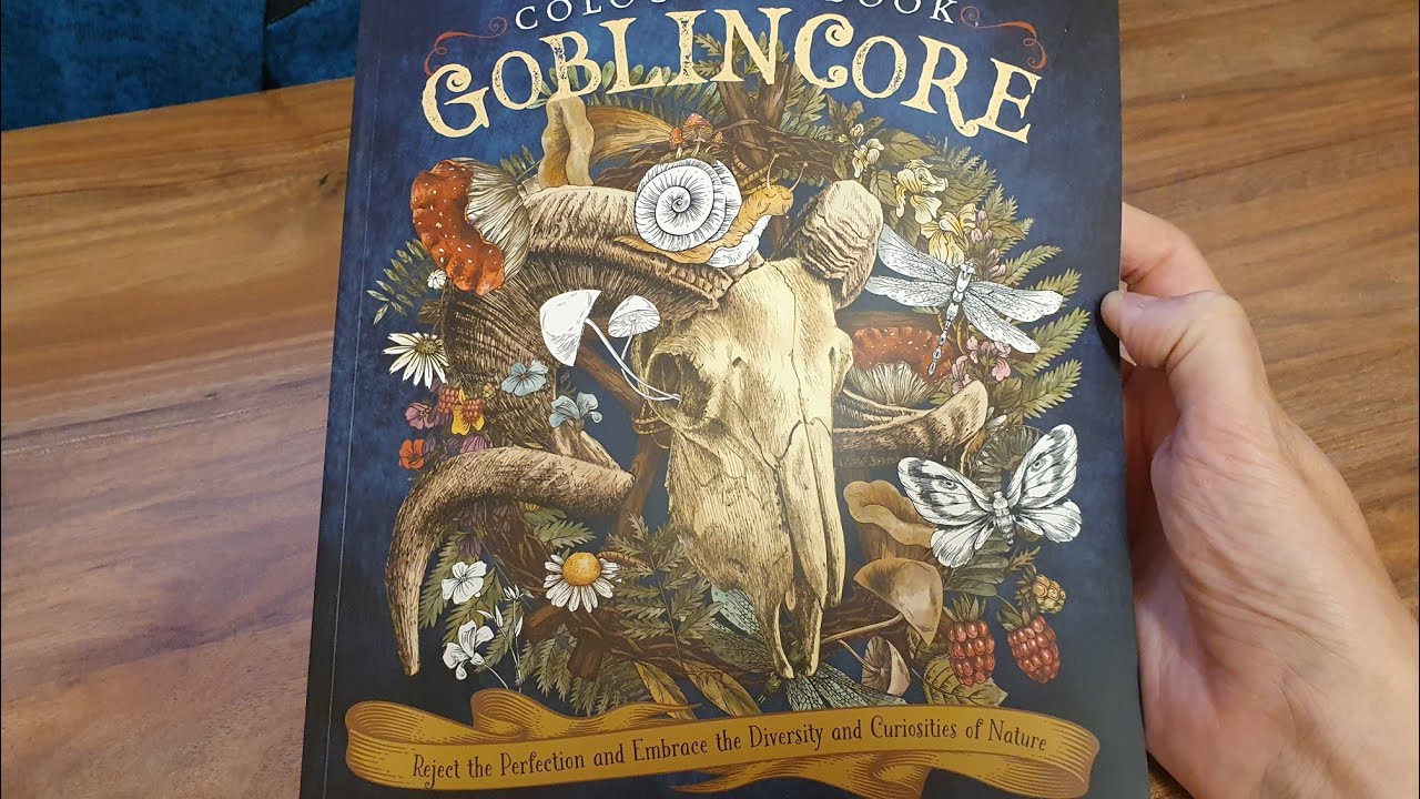 GOBLINCORE Colouring Book Flip Through.