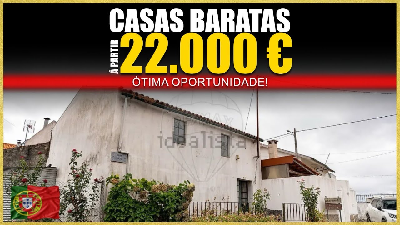 CASAS BARATAS EM PORTUGAL + FINANCIAMENTO