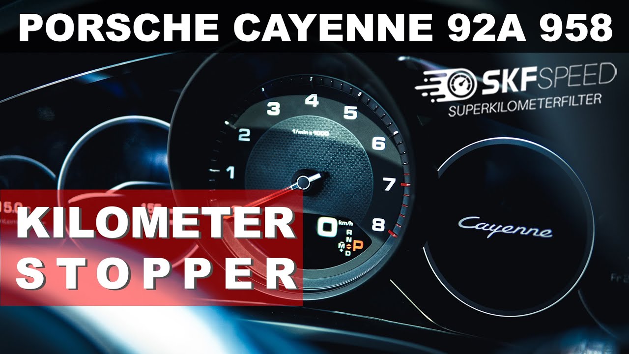 Odometer Correction Porsche Mileage Cayenne 92A 958 Reset tool Instrument Cluster