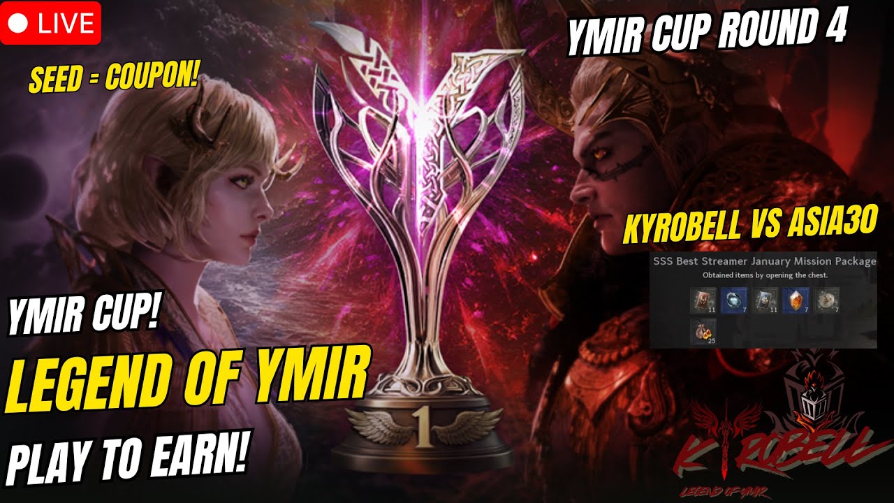 Legend Of Ymir | Kyrobell Vs Asia30 , Ymir Cup Round 4!  Seeds = SSS Coupon! ( Tagalog )