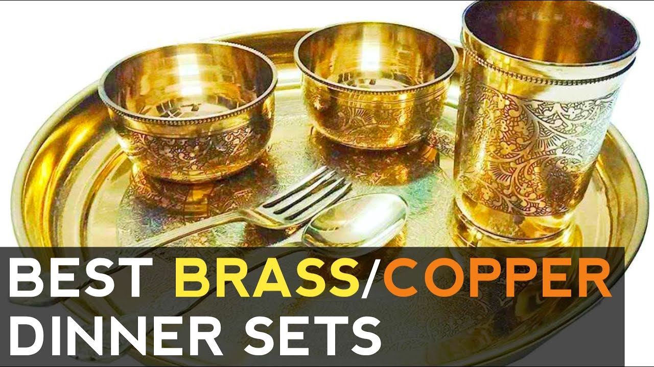 BRASS DINNER SET || KANSA BARTAN || COPPER DINNER SET IN INDIA