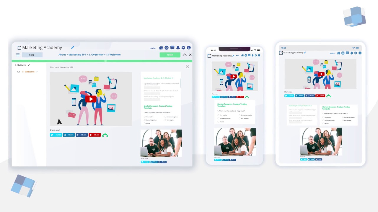 Opentute Learning Builder Demonstration: Advanced Online Course Builder