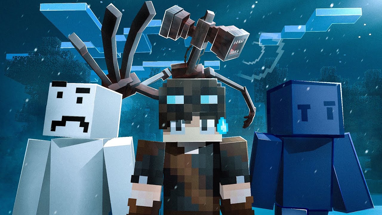 Biz Minecraftda KARNAY BOSH maxluqini o'ldirdik! | BDW vs SIREN HEAD