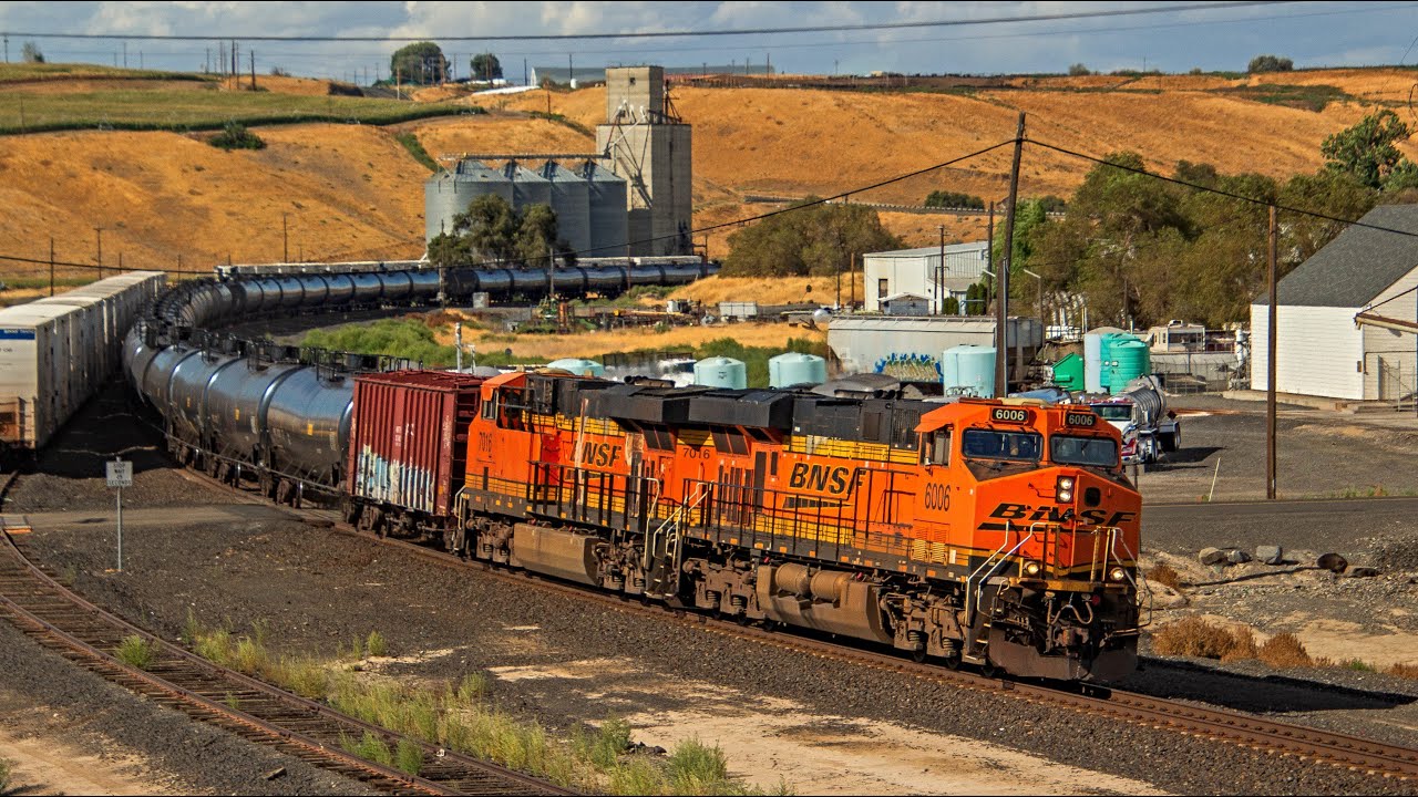 BNSF Trains in Eastern Washington on the Stampede, Yakima Valley, and Lakeside Subdivisions!