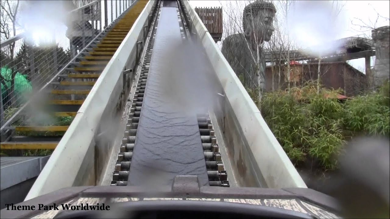 Dragon Falls On Ride POV - Chessington World Of Adventures