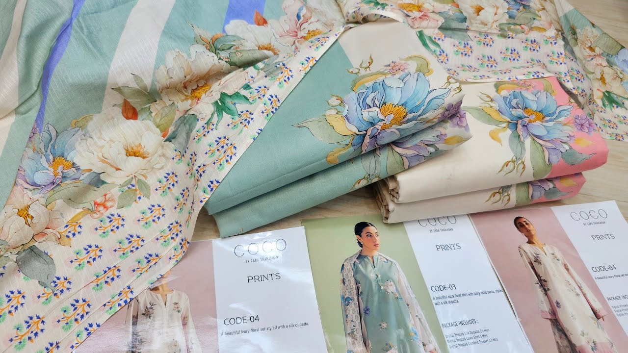 new trend COCO-PRINTS dress collection 2025 🩷🩵 summer outfits | three piece | wholesale | kenakata