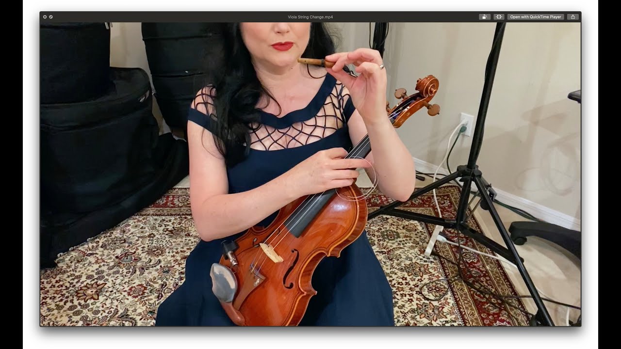 Changing Strings for Violin, Viola, Cello - Violectric SPARKS