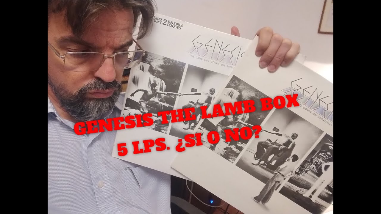 GENESIS THE LAMB LIES DOWN ON BROADWAY. BOX 5 LPS. DEFECTOS AL DESCUBIERTO. SOUNDCHECK min 11:40
