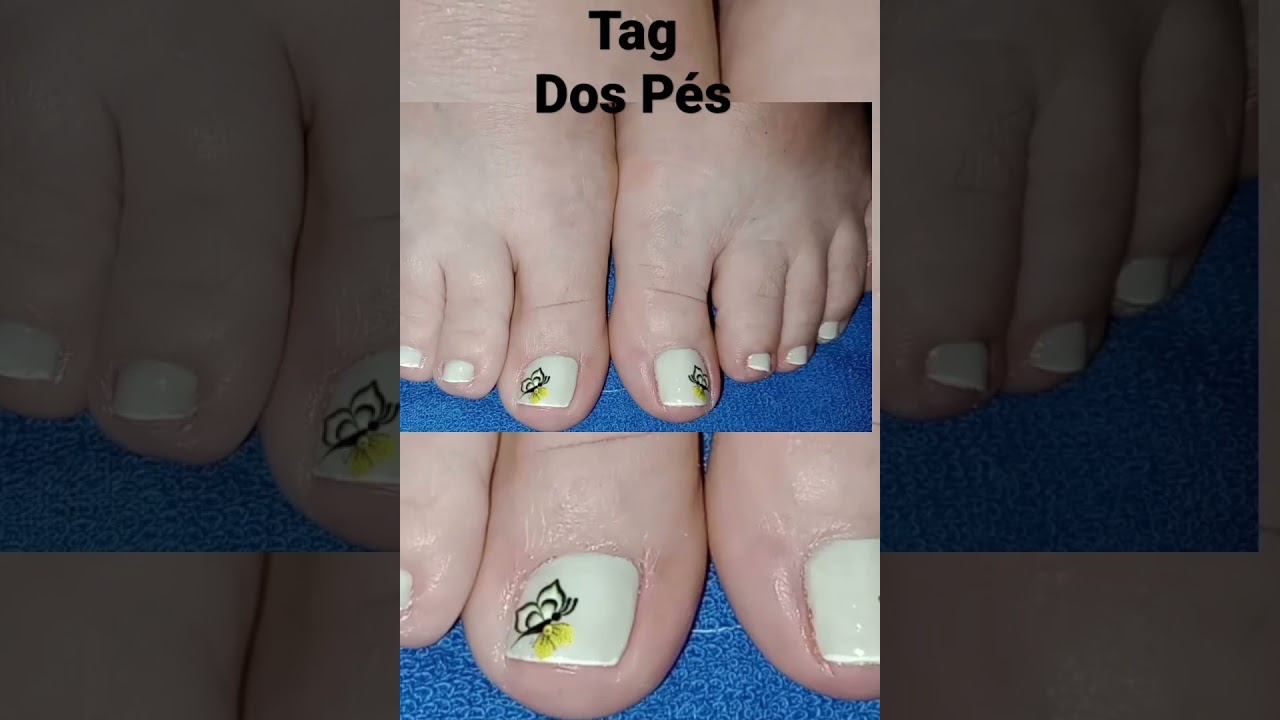 TAG Dos P&eacute;s #shorts #pes #manicure #pedicure #unhas
