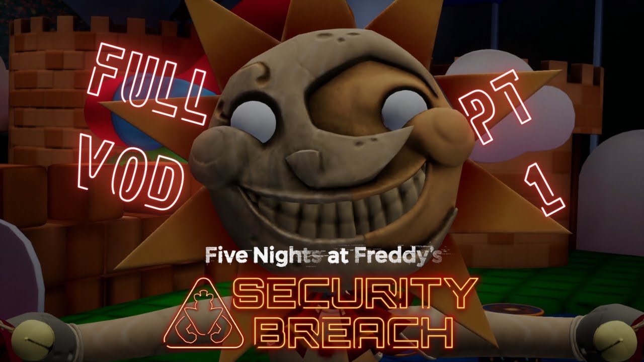 Five Nights at Freddy's: Security Breach - PT 1 - SECURITY ALERT! SECURITY ALERT! WOO WOO WOO