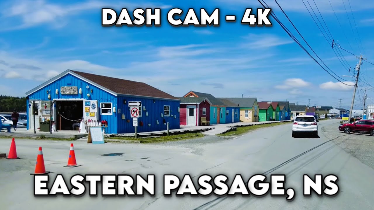Eastern Passage, Nova Scotia: Coastal Drive Adventure in 4K 🚗💨