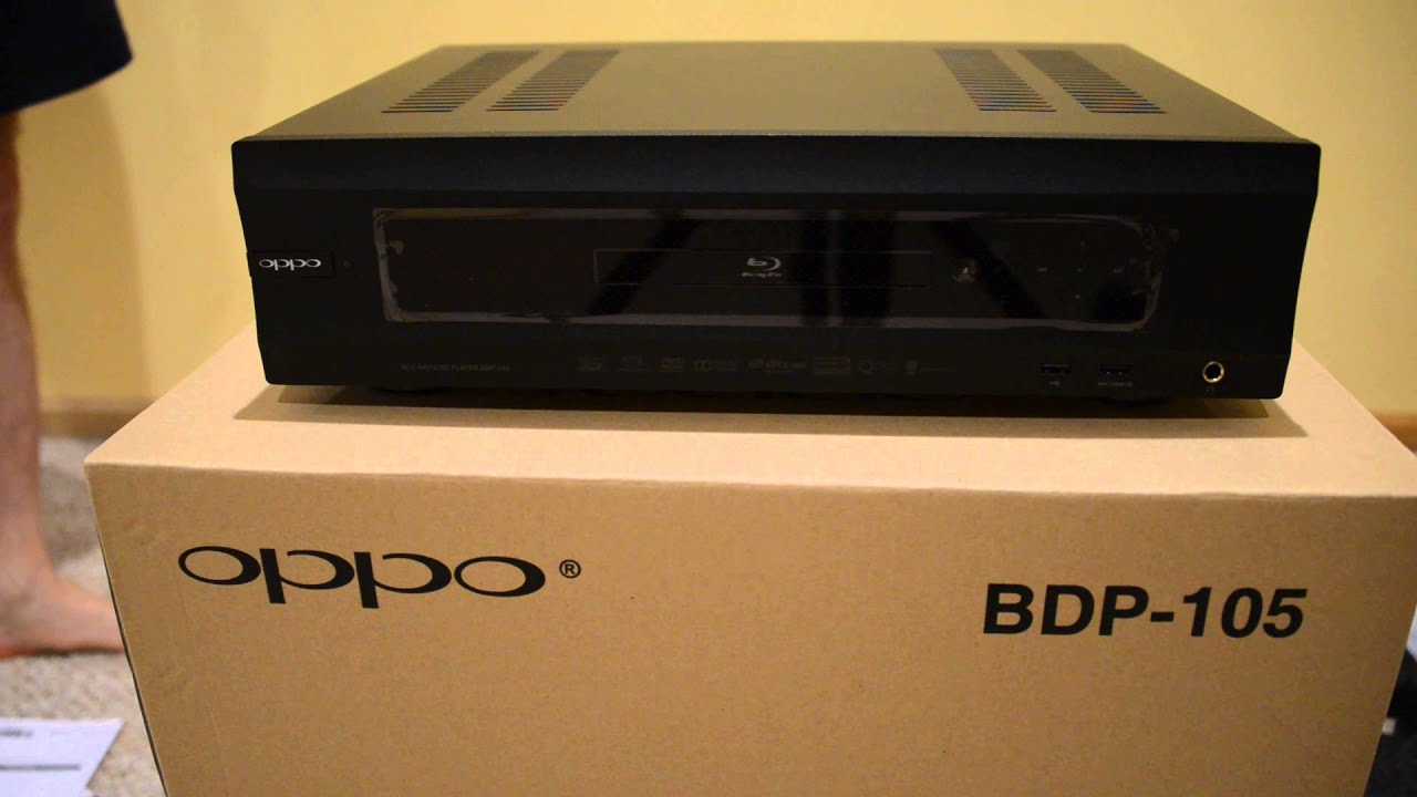 oppo bdp-105 opening box video