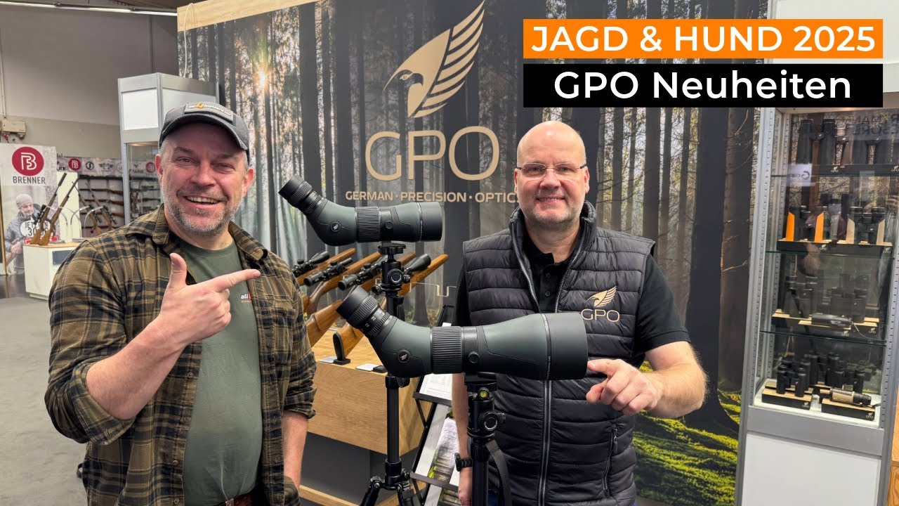 Jagd & Hund 2025: GPO neue Spektive 16-48x56 und in 20-60x85 &ndash; F&uuml;r pr&auml;zise Wildbeobachtungen.
