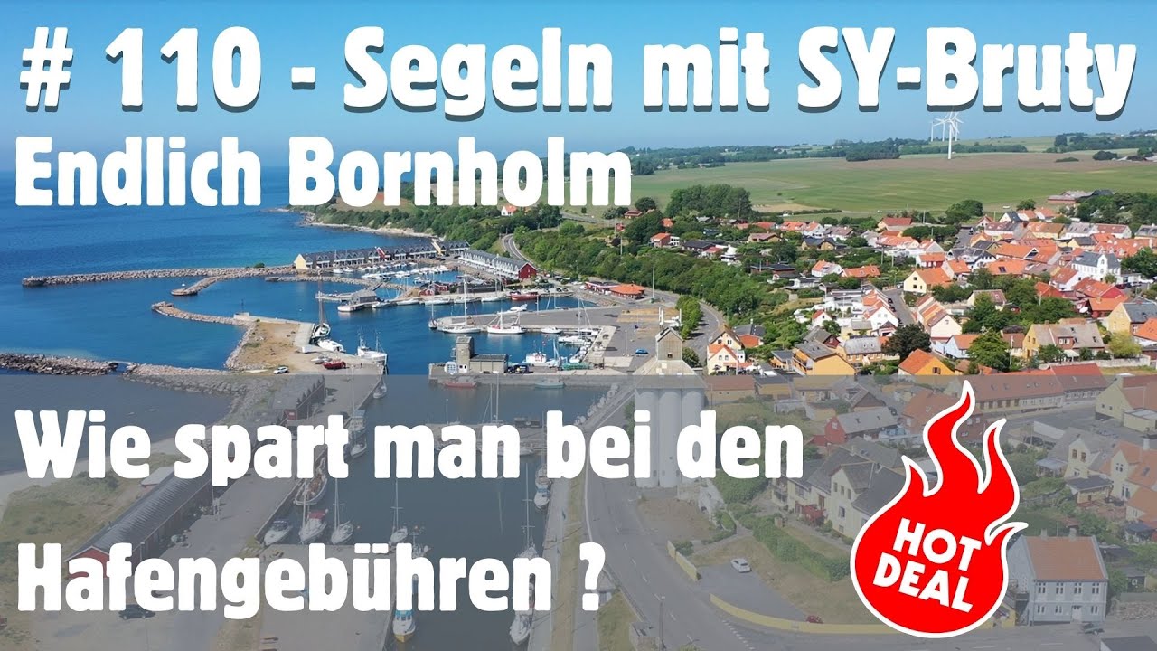 # 110 - Hasle auf Bornholm - Superschnäppchen bei den Liegegebühren - Segeln mit SY-Bruty