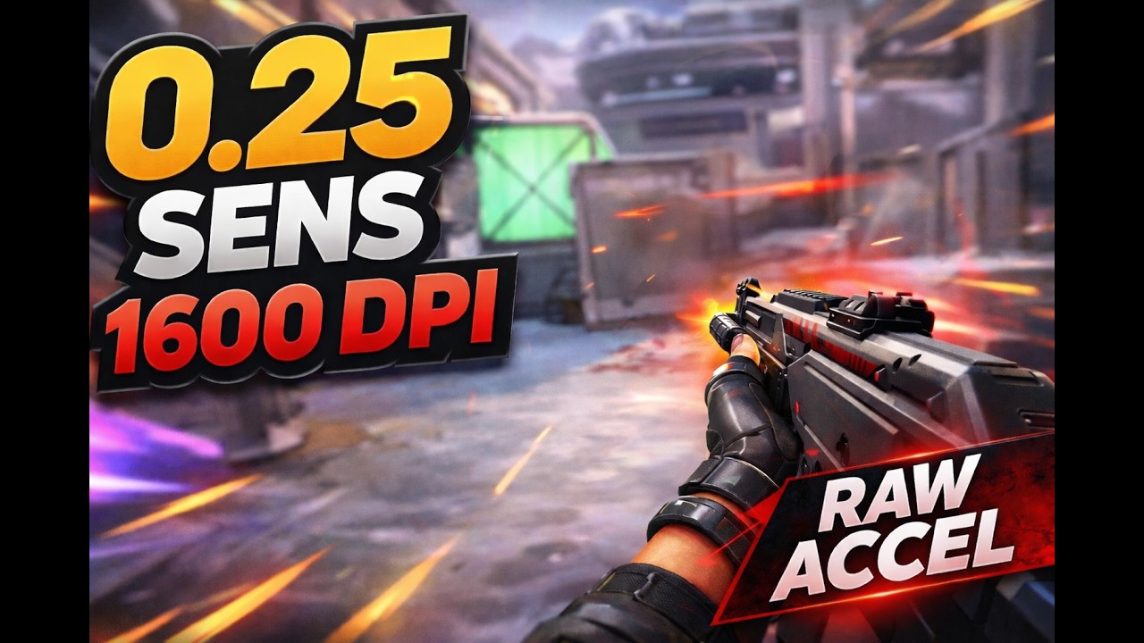 This Sens Feels Illegal… (0.25 Sens 1600 DPI Raw Accel)