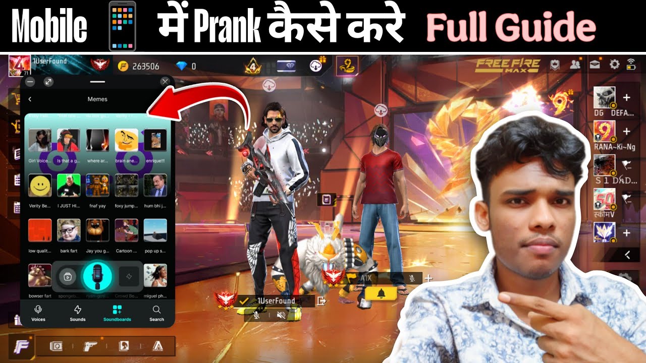 Free Fire CID Lobby Prank Kaise Karen Mobile 📲 Mein Step By Step | #FreeFire #prank 