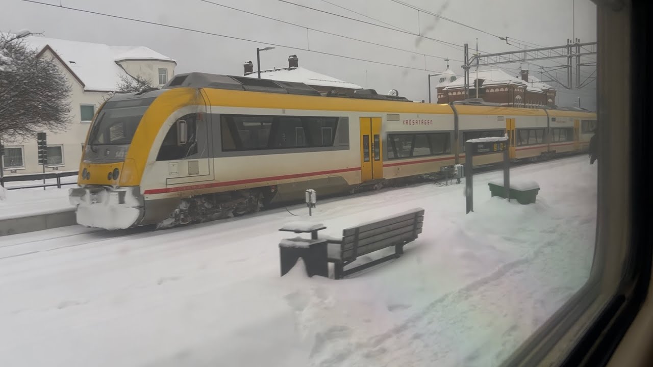 Resa med SJ Regionaltåg från Göteborg till Kalmar - Travel with SJ Regional train in Sweden