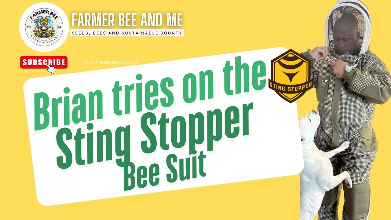 Brian's First Beekeeper Suit Try-On | Features and First Impressions | Farmer Bee and Me