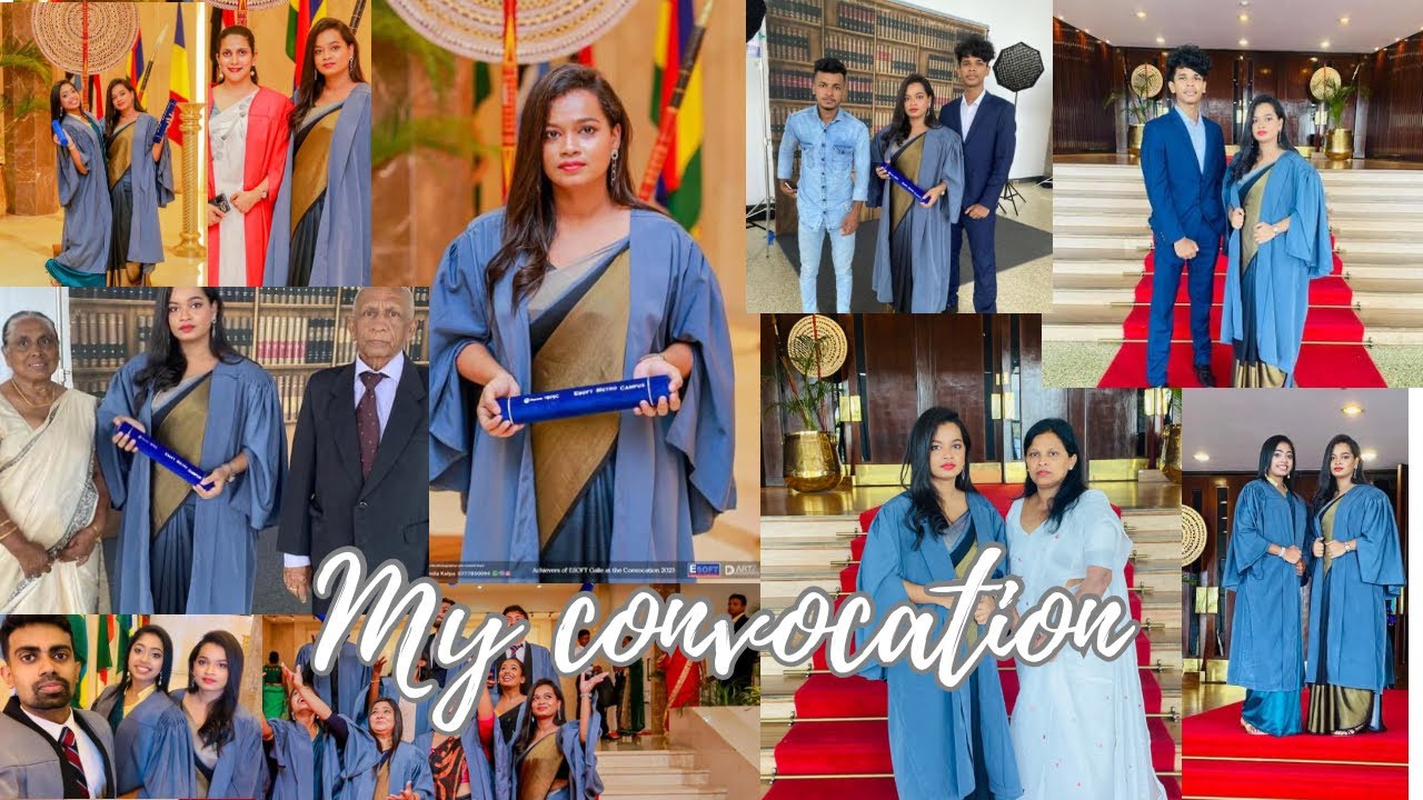 හීන දැකපු දවසක් ✨| My convocation | Convocation vlog | Esoft metro campus Galle | Sri Lanka | BMICH