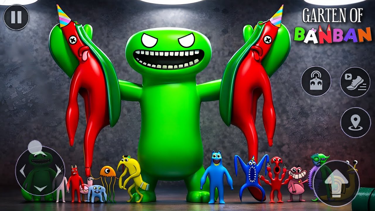 Garten Of Banban- Red Ban Monster Vs Jambo Josh Jumpscare (New Update)