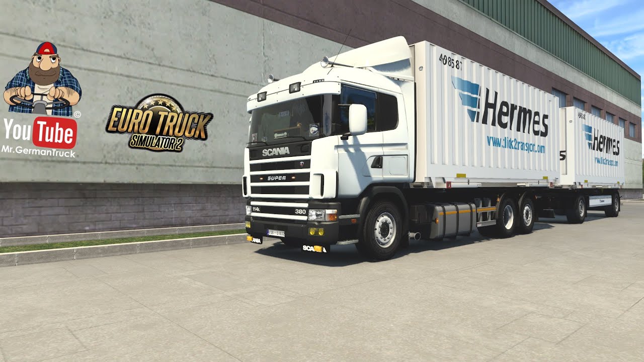 [ETS2 v1.43] Scania RJL Swap Body Addon v1.1 *Wechselbrücke*