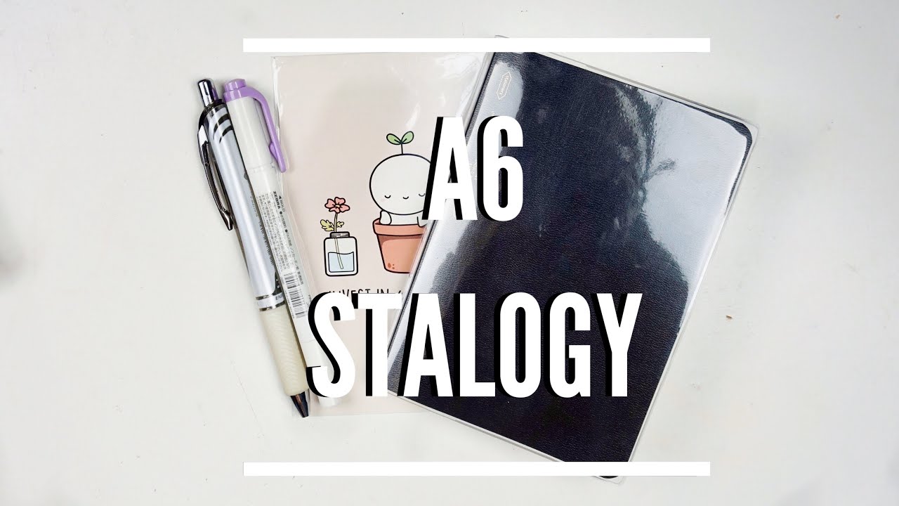 A6 Stalogy Flip Through. How I Bullet Journal Minimalist Version 2020 | Krystal's Couture