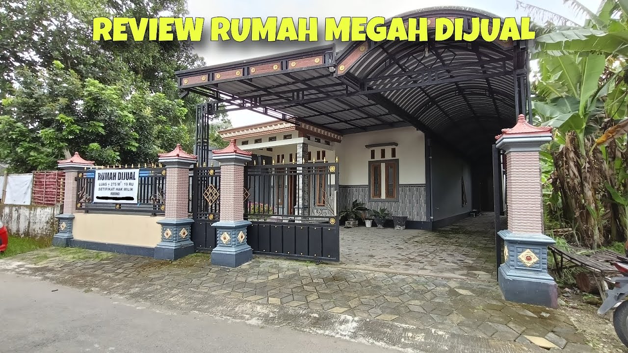 Rumah Megah DIJUAL ! Garasi Luas , Pagar Keliling , Akses Mudah , Dekat Fasum