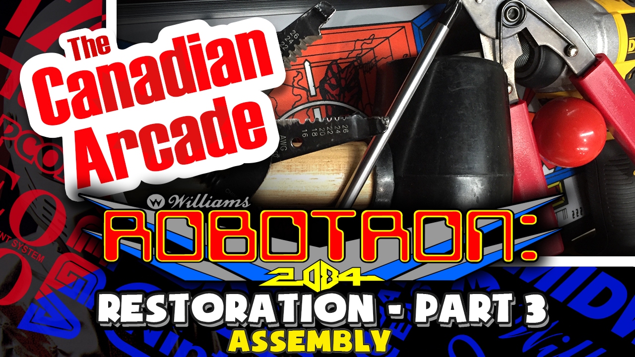 Williams Robotron : 2084 Arcade Restoration Part 3 - Assembly