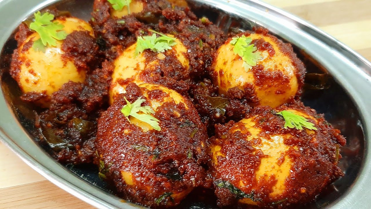 காரசாரமான  முட்டை வருவல் செய்வது எப்படி?muttai varuval recipe  in tamil with subtitle