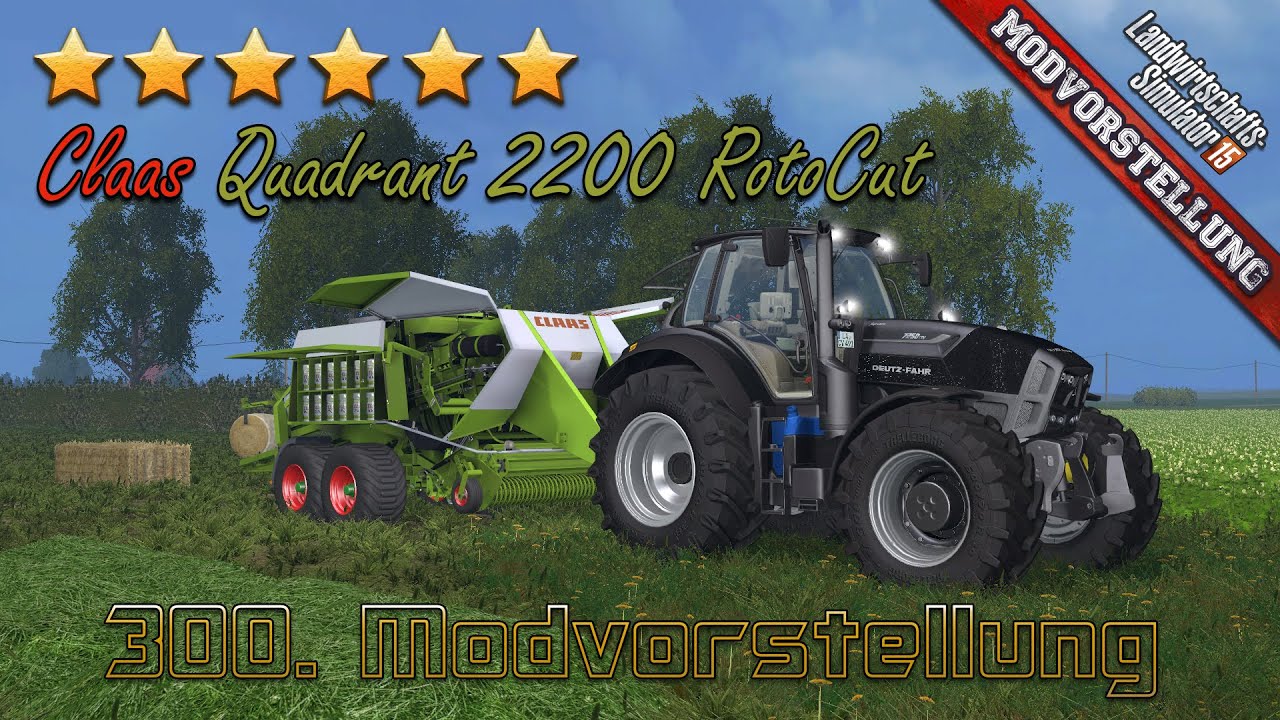 LS 15 Modvorstellung #300 ★ Claas Quadrant 2200 RotoCut ★ Jubiläumsmodvorstellung