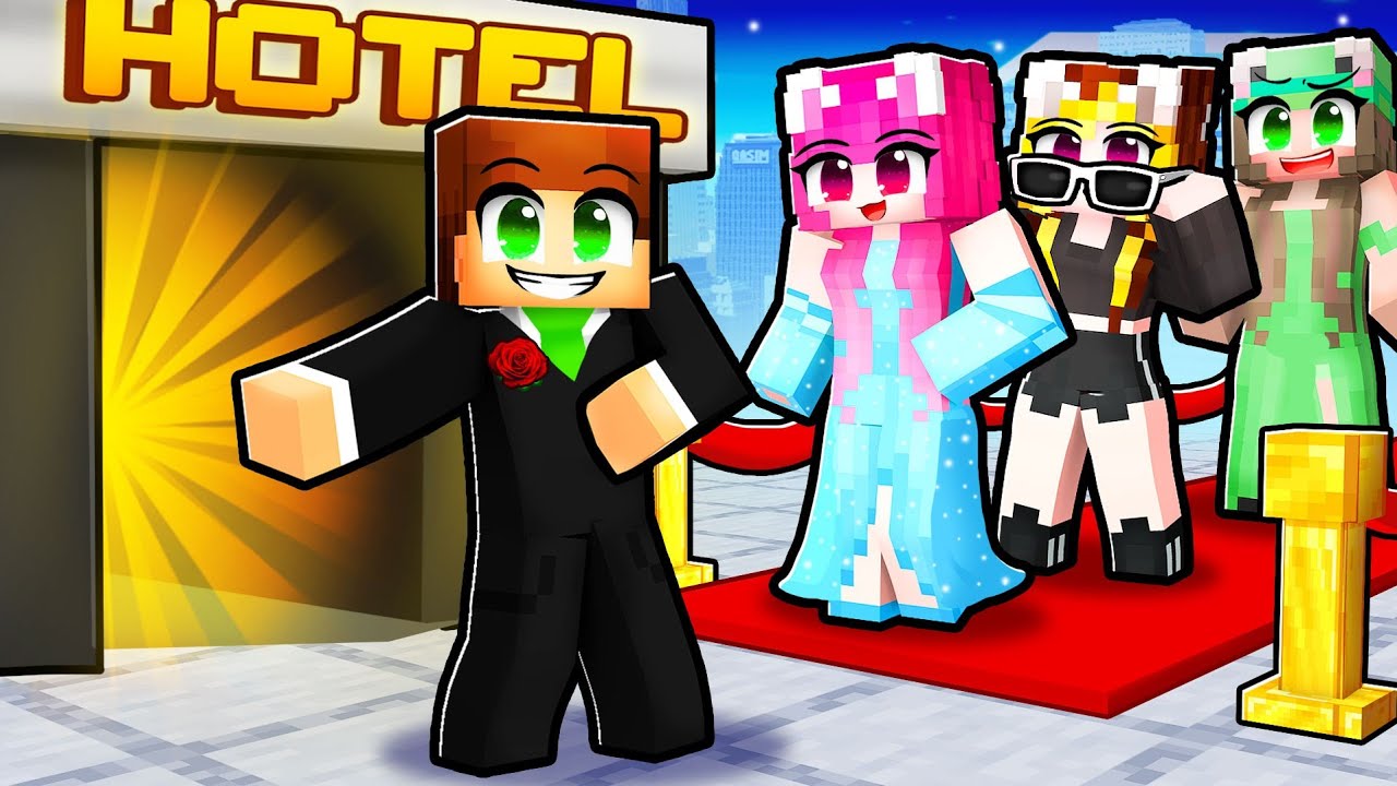 Jakey a Deschis un HOTEL doar Pentru *VEDETE* pe Minecraft