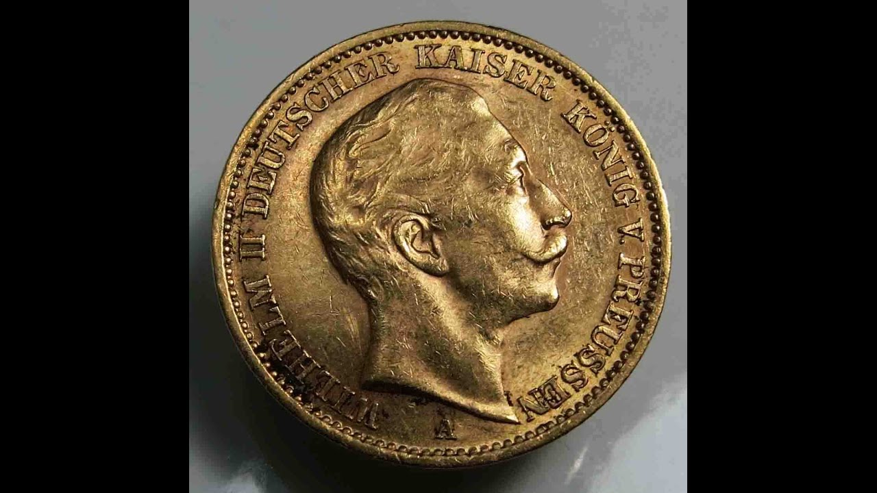 German Reich 20 Mark 1909 A Prussia Preussen Deutsches Reich Gold Coin