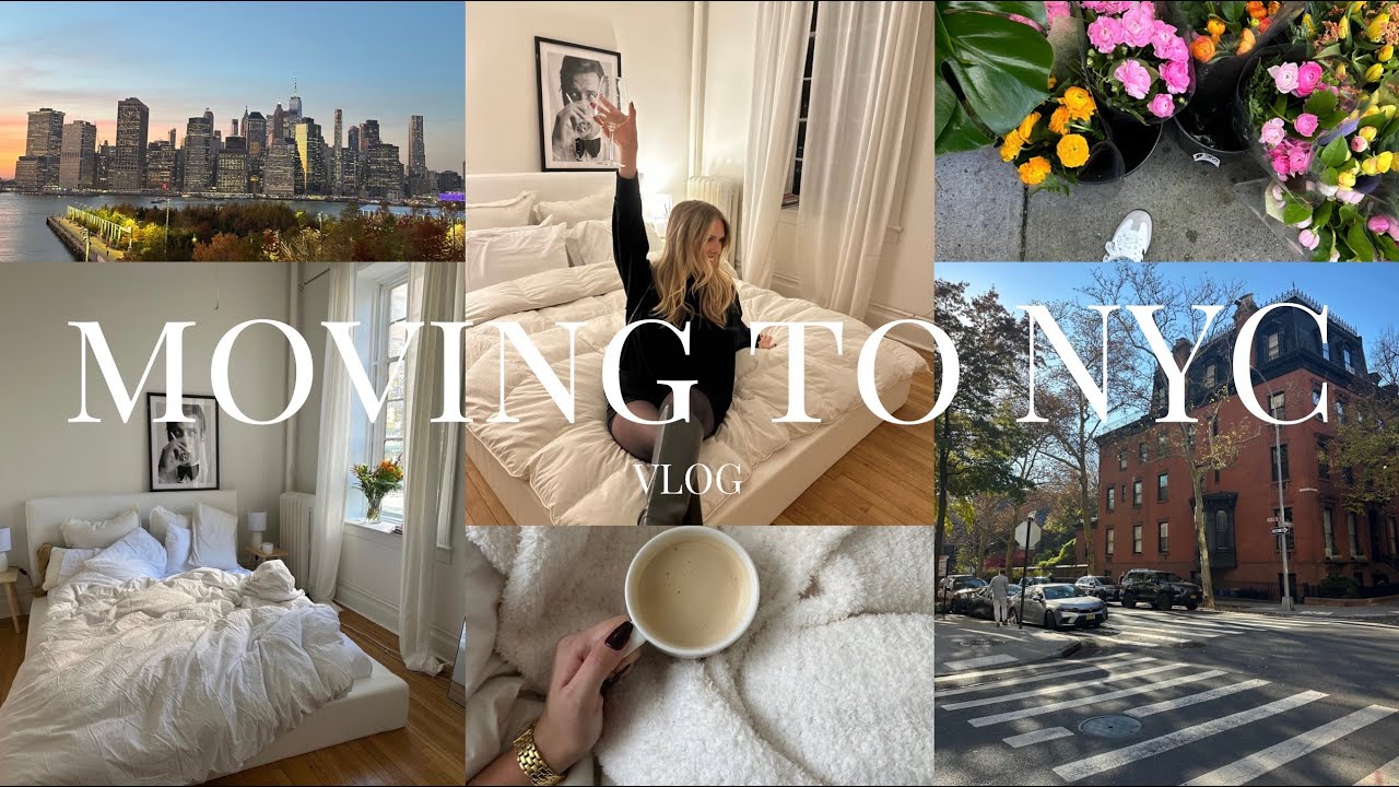 Moving to NYC!! Apartment tour, skincare routine & exploring the city